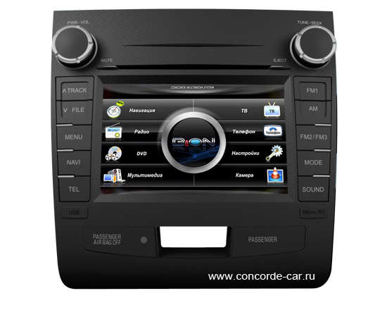      GPS-  Buetooth BiON Concorde CND-W6FR      Mitsubishi Outlander